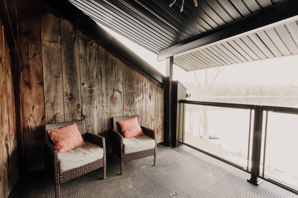 Third floor balcony