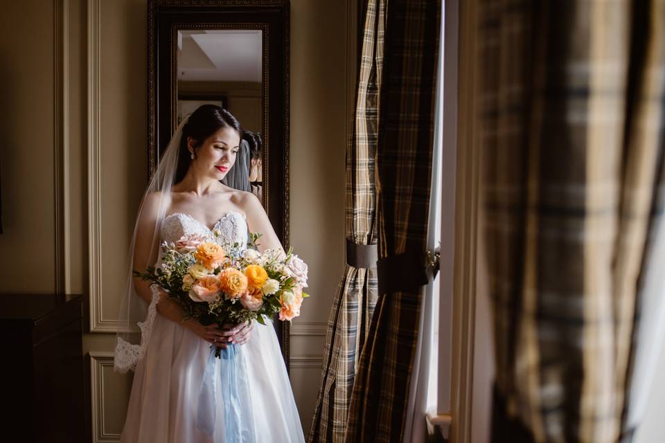 Bride Getting Ready