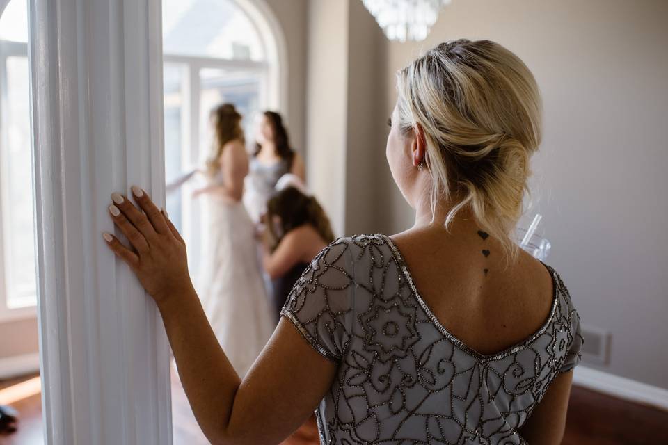 Bride Getting Ready