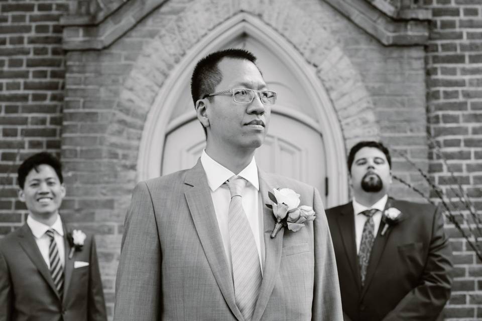 Groomsmen Looking Badass