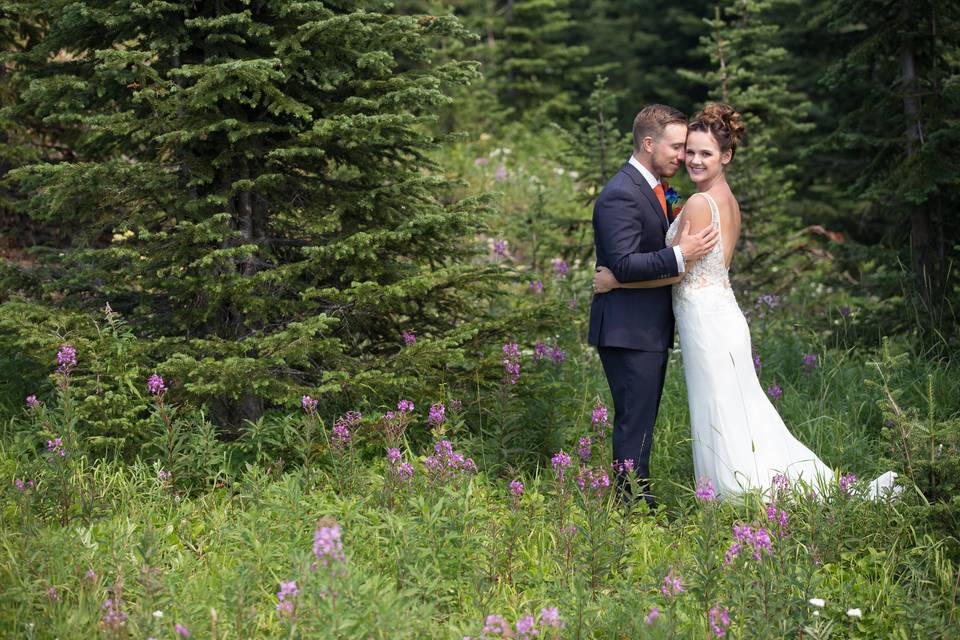 Mountain wedding photography