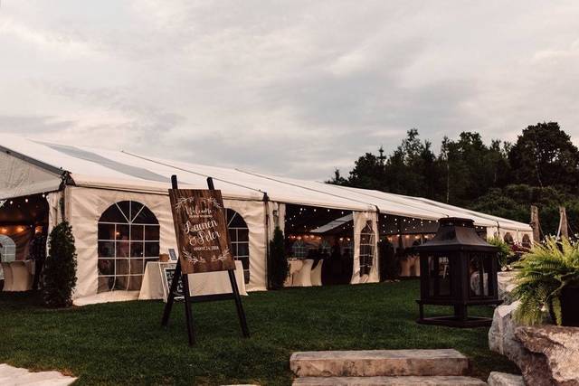 Our reception tent