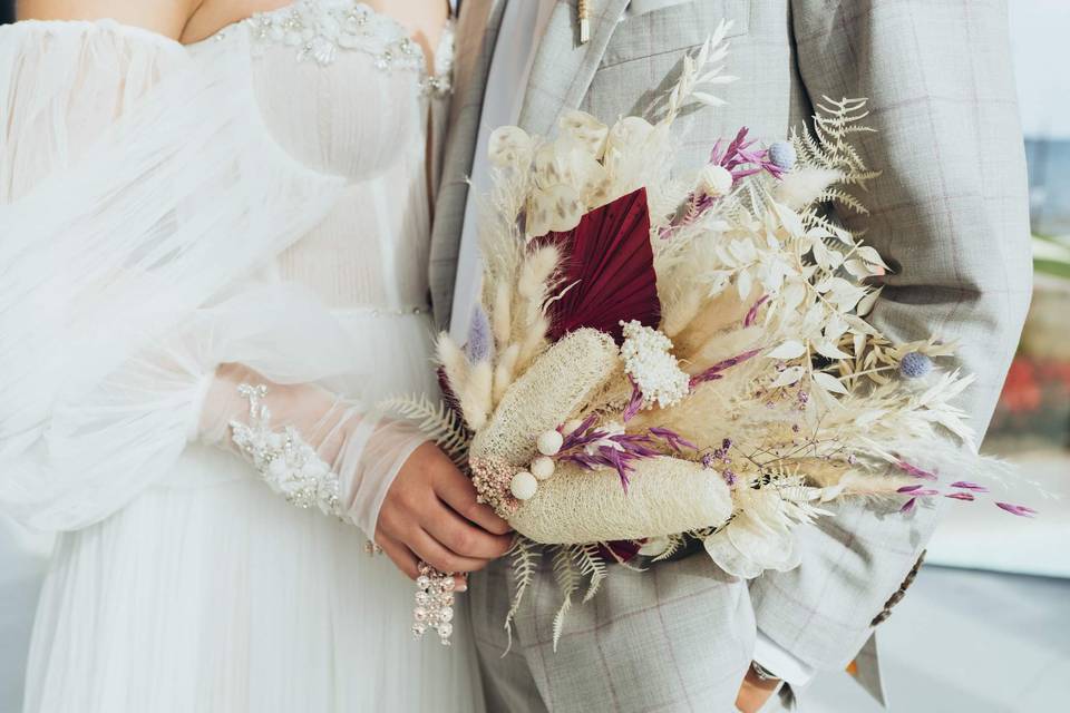 Dried Bridal Bouquet