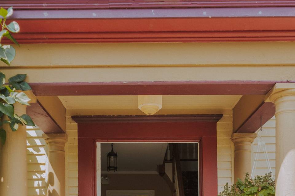 Historic Manor House Entrance