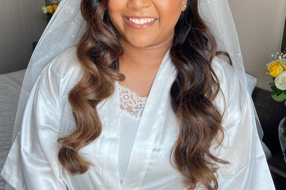 Wedding day makeup