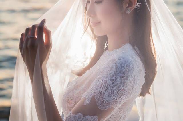 White Floral Headband Veil for Women and Girls, Bridal Hair Piece, Flower  Crown, Wedding Veil, Lysandra Headband 