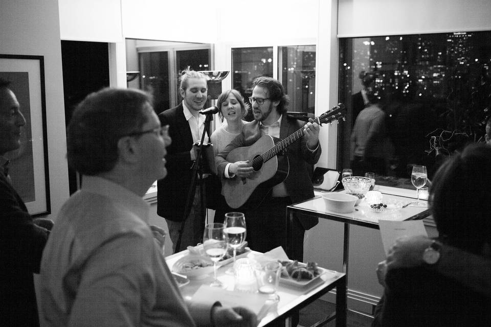 Gerussi Sisters performing