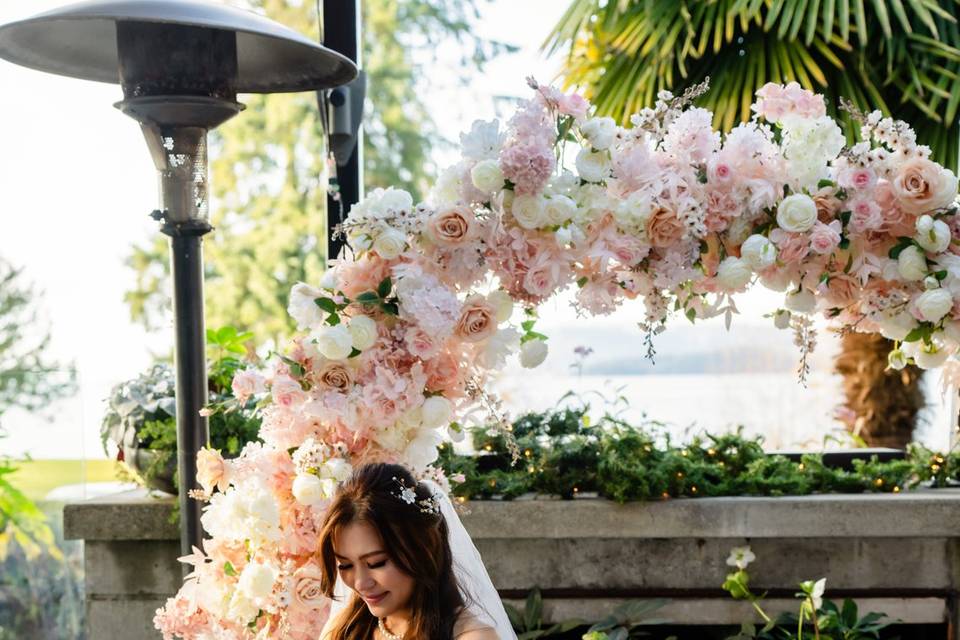 Wedding at Tea house