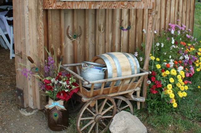 Horsefly, BC rustic wedding