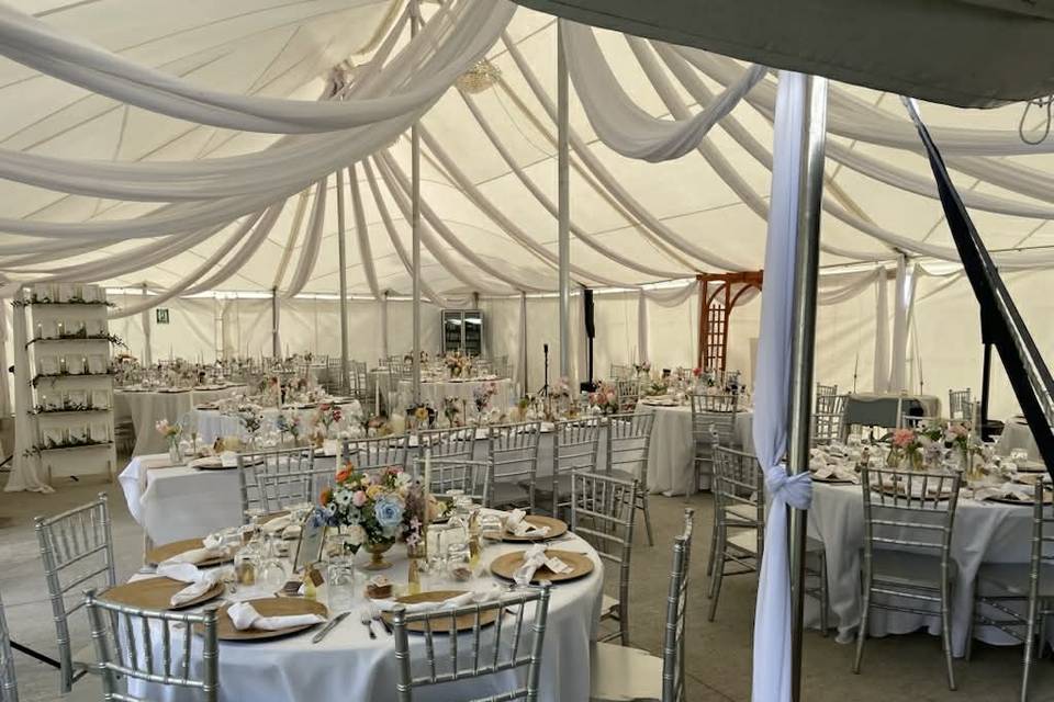 Reception set-up
