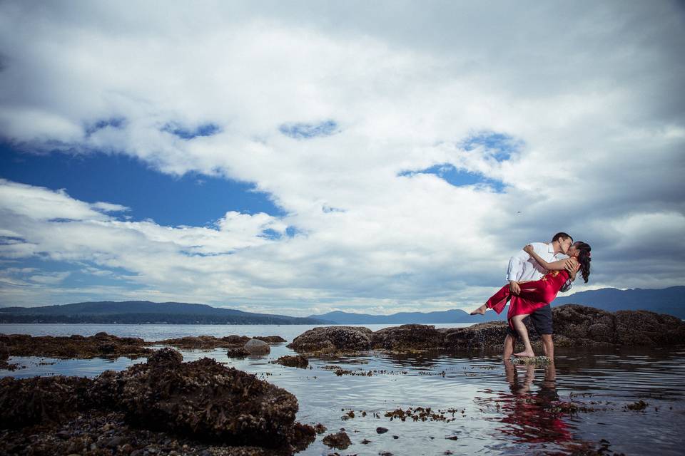 Dip the bride in Saanich