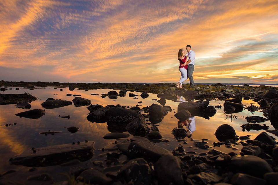 Sunset Beach Engagement