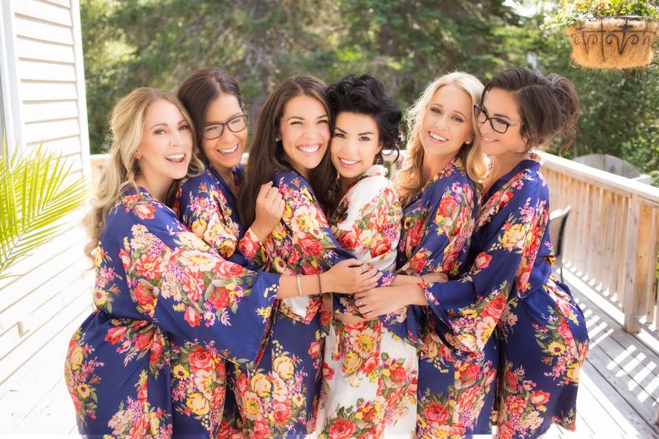 Bridesmaid robes