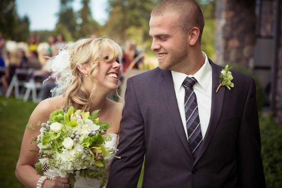 Smiles down the aisle