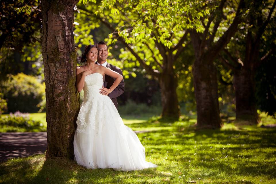 Stanley Park Wedding Couple