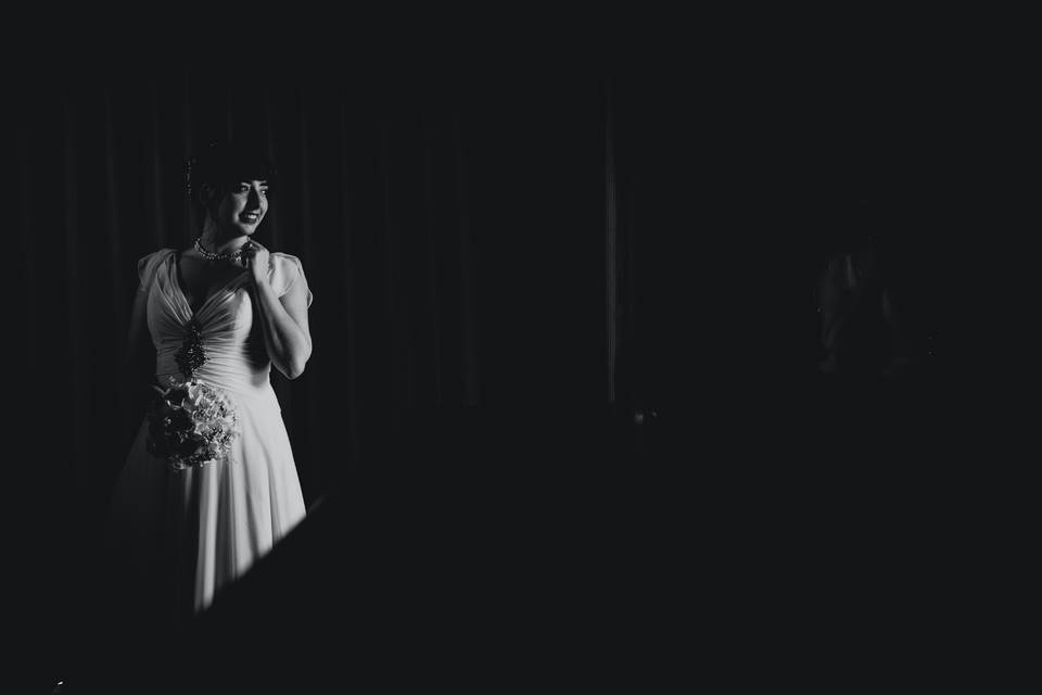 Bride at Beach Club