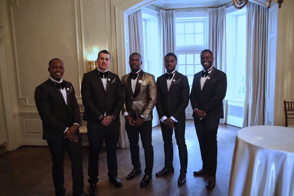 Groomsmen + Groom