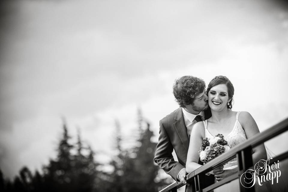 Revelstoke, British Columbia wedding couple