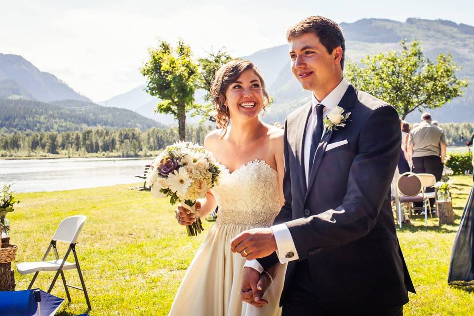 Revelstoke, British Columbia wedding ceremony