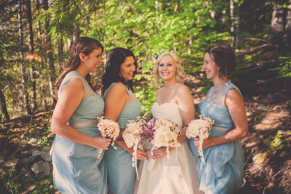 Revelstoke, British Columbia bridesmaids