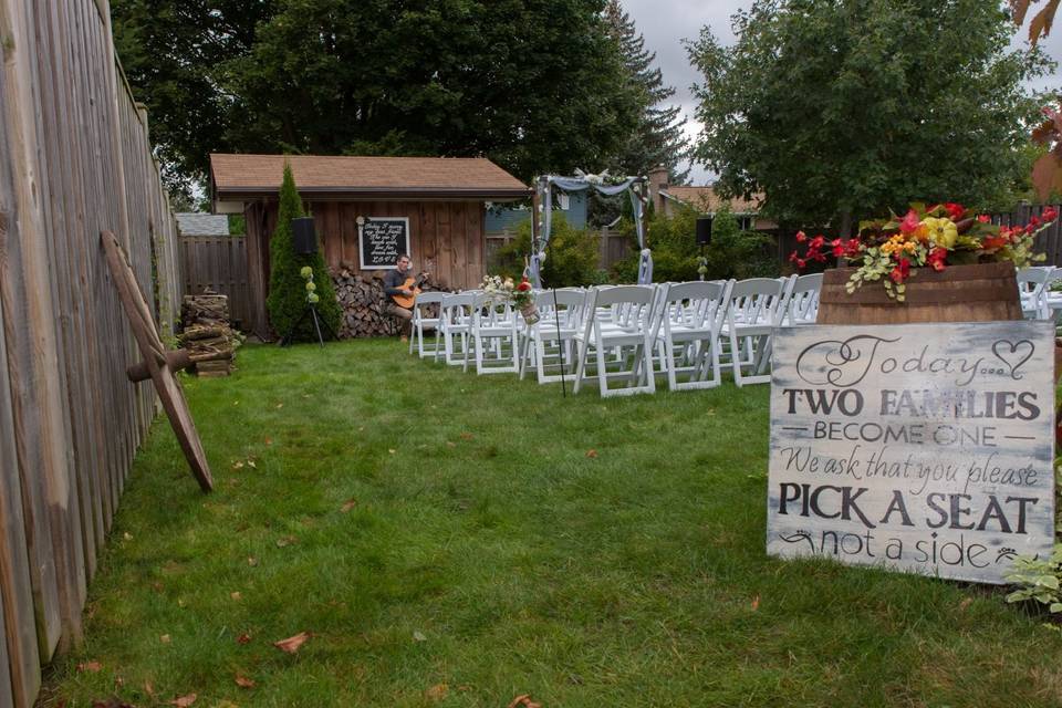 Wedding musician