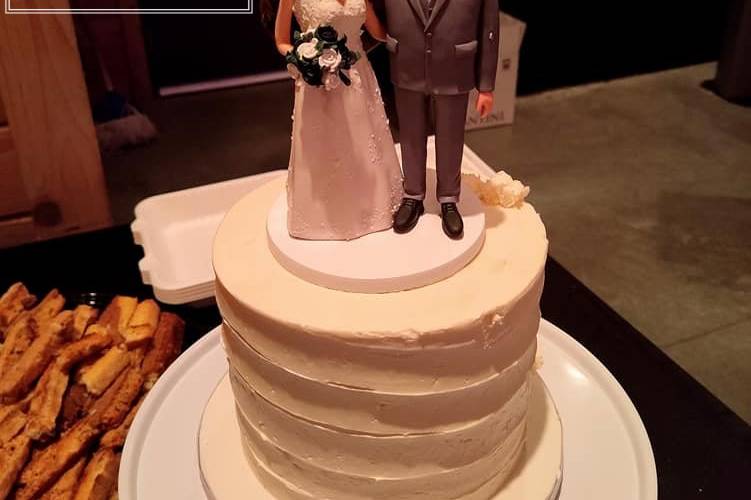 Cute wedding cake