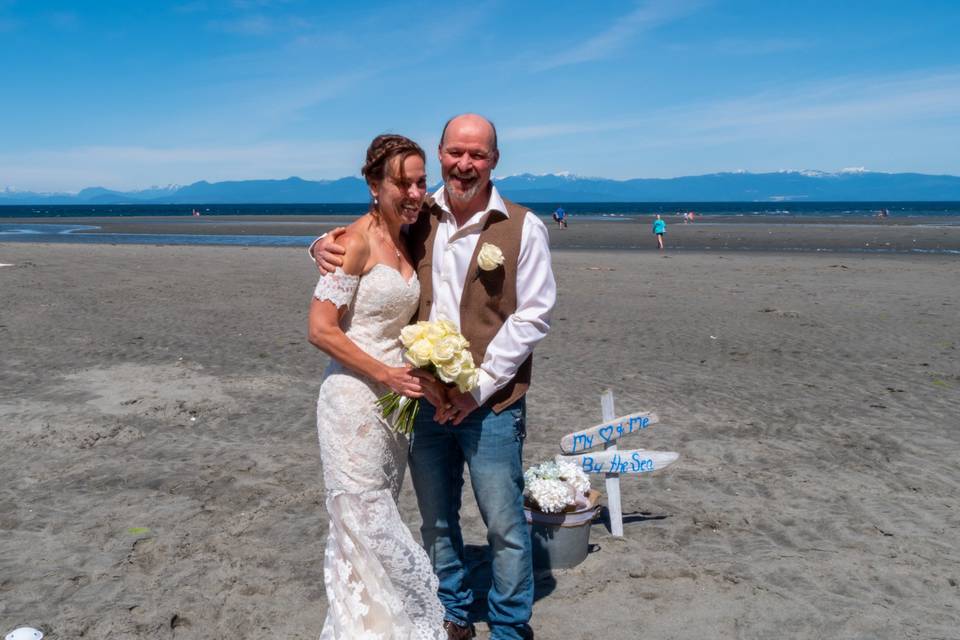 Wedding on Blueback beach