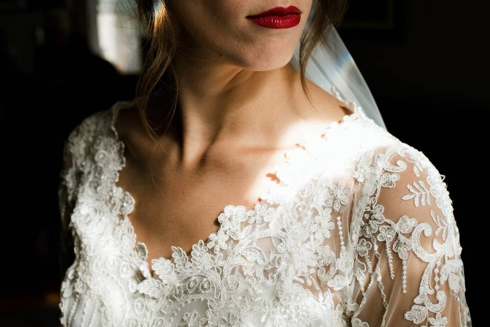 Reflections on a bride
