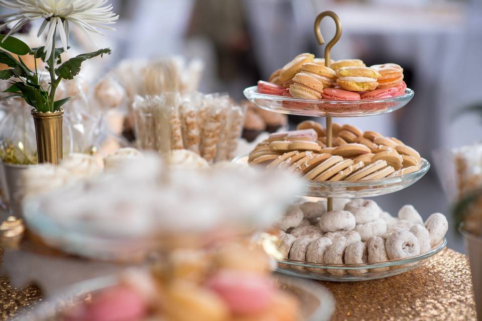 Catered food