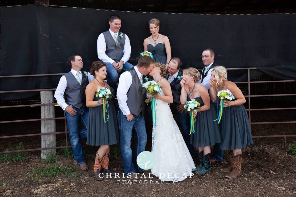 Lafleche, Saskatchewan farm wedding