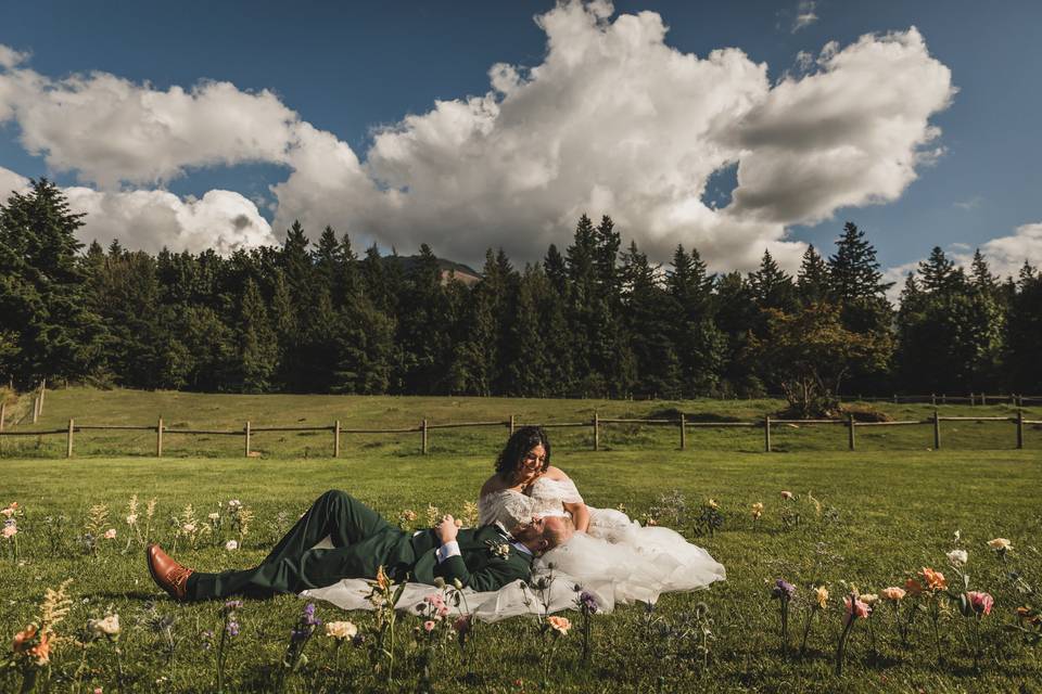 A Meadow moment for the couple