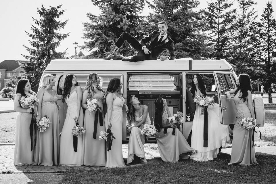 Stunning Bridal Party