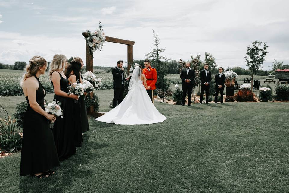 Black Barn Venue Wedding