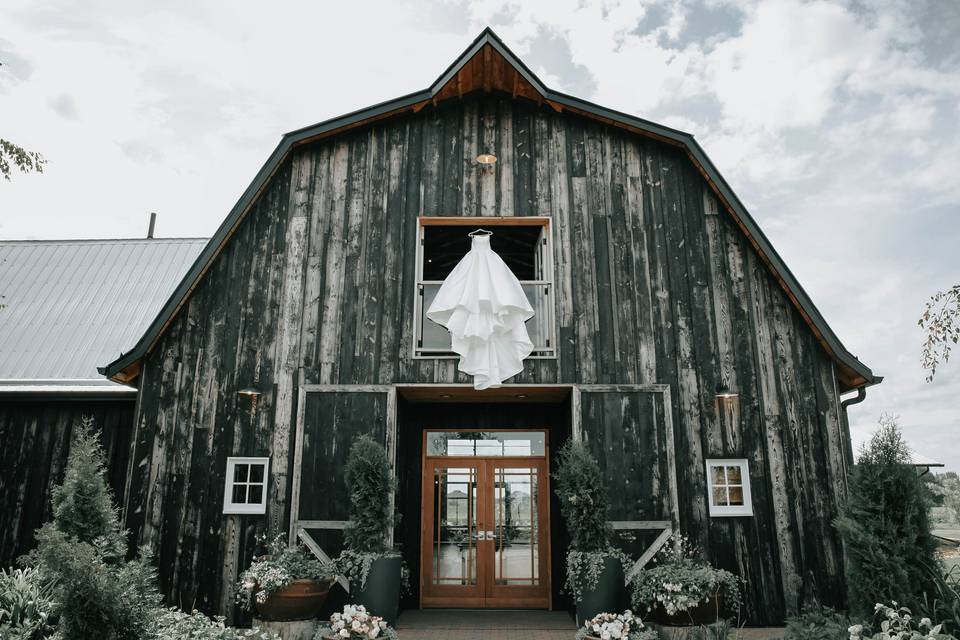 Black Barn Venue Wedding