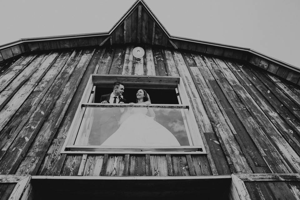 Black Barn Venue Wedding