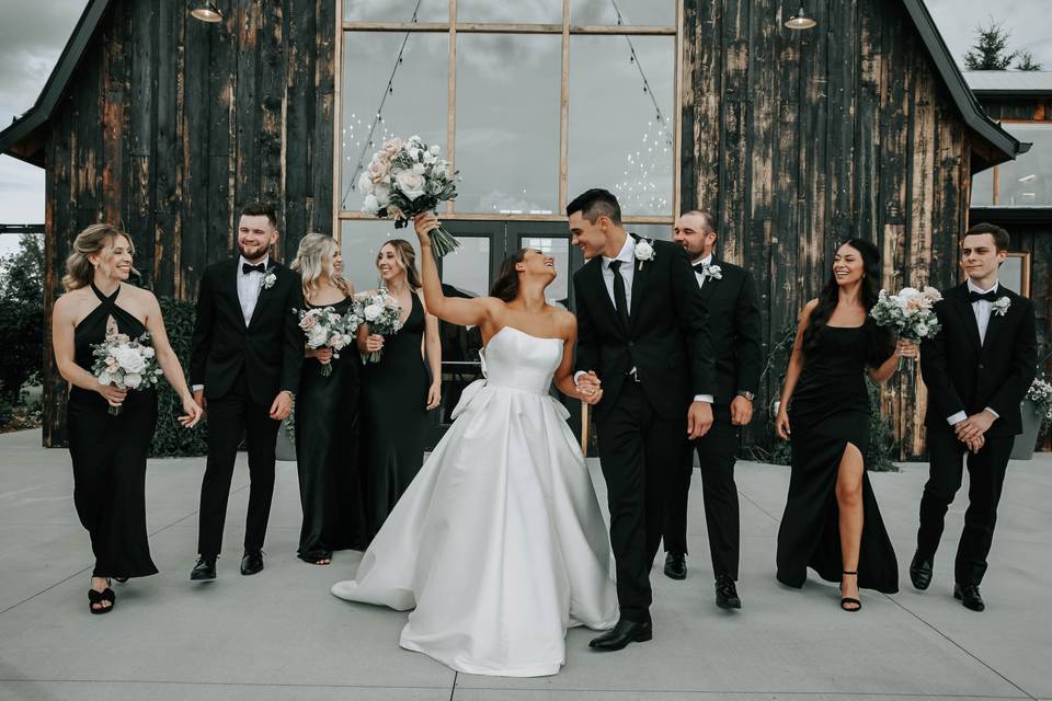 Black Barn Venue Wedding