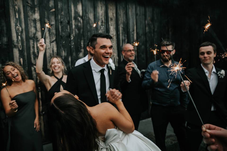 Black Barn Venue Wedding