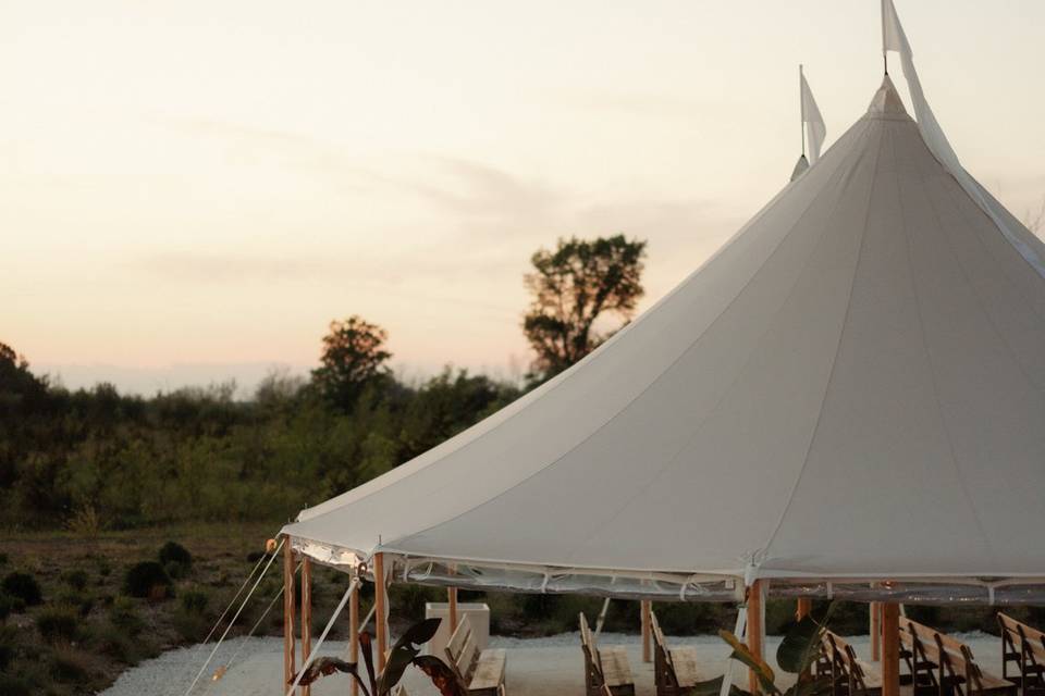 Sailcloth tent