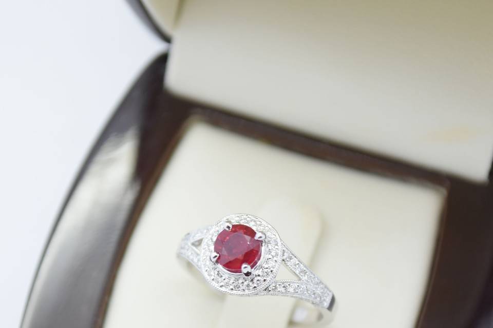 Genuine Ruby Ring