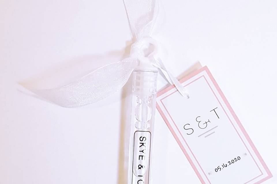Personalized Wedding Bubbles