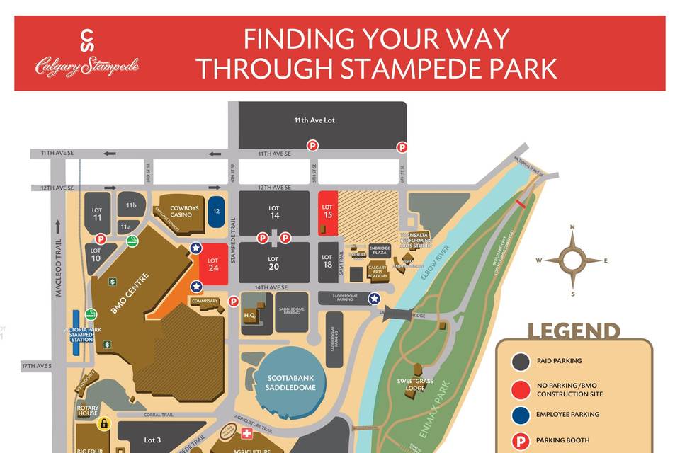 Stampede Park Map