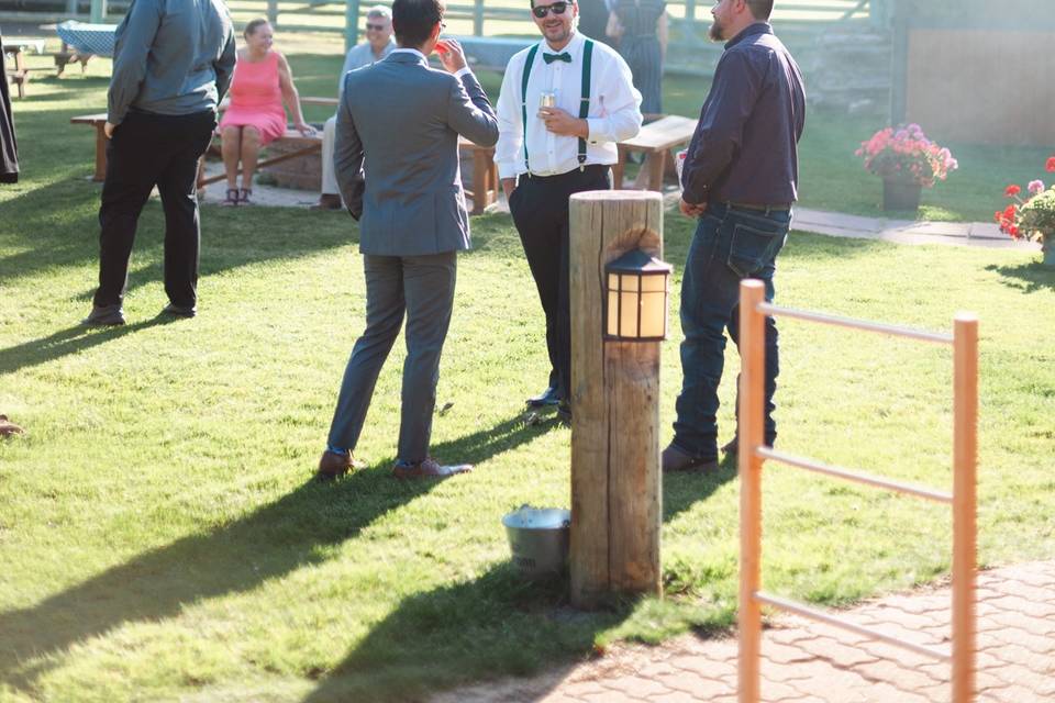 Guests Mingling