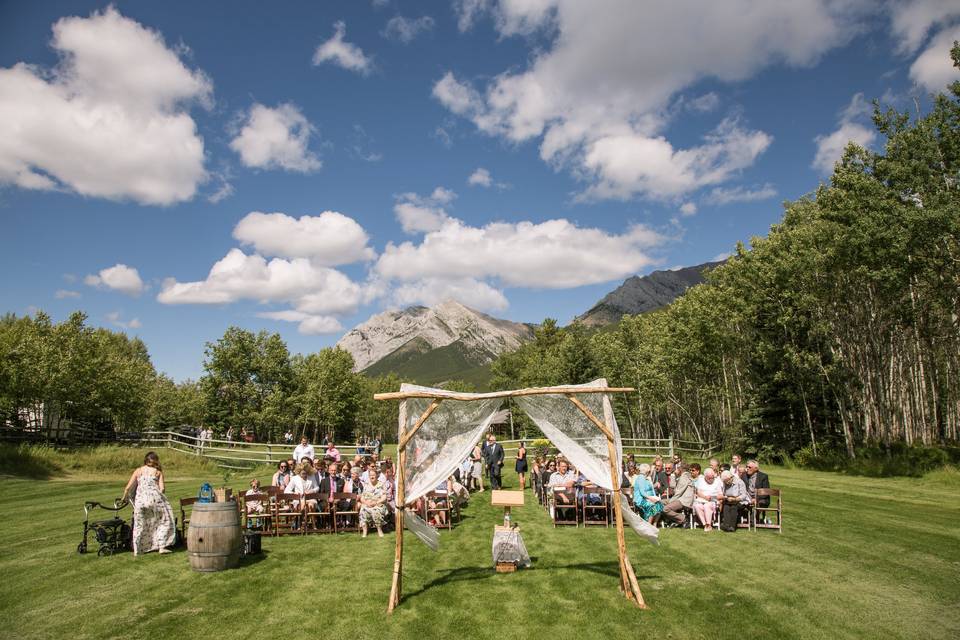 Mountain Wedding Ceremony