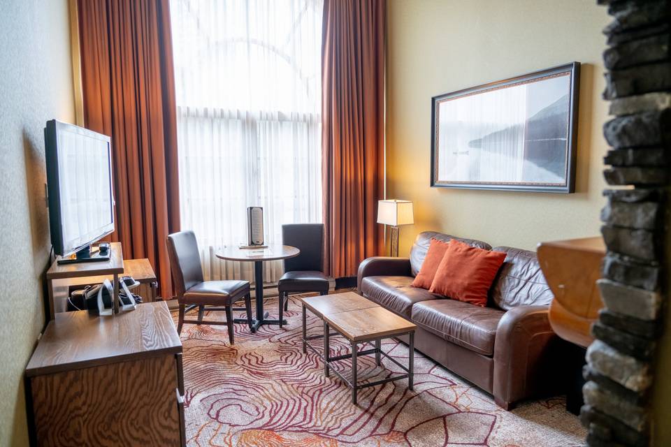 Living Space in Guest Room