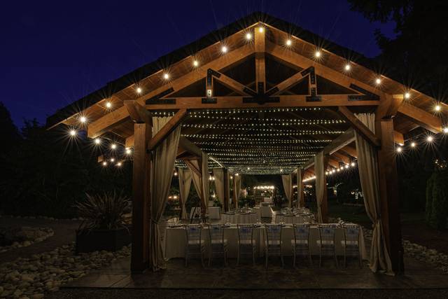 Under the twinkly lights