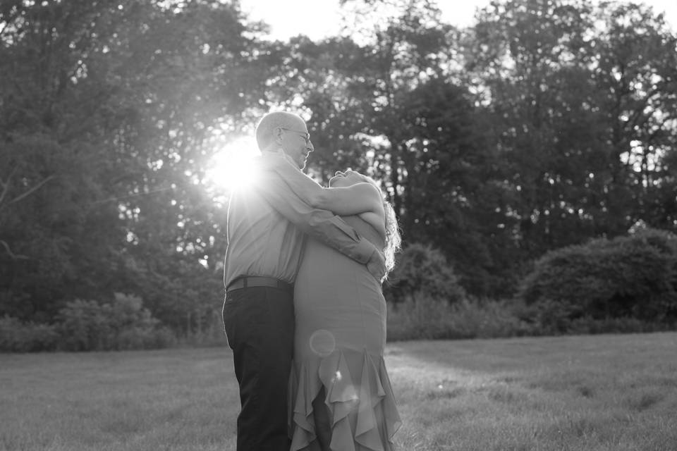 Sunset and laughter
