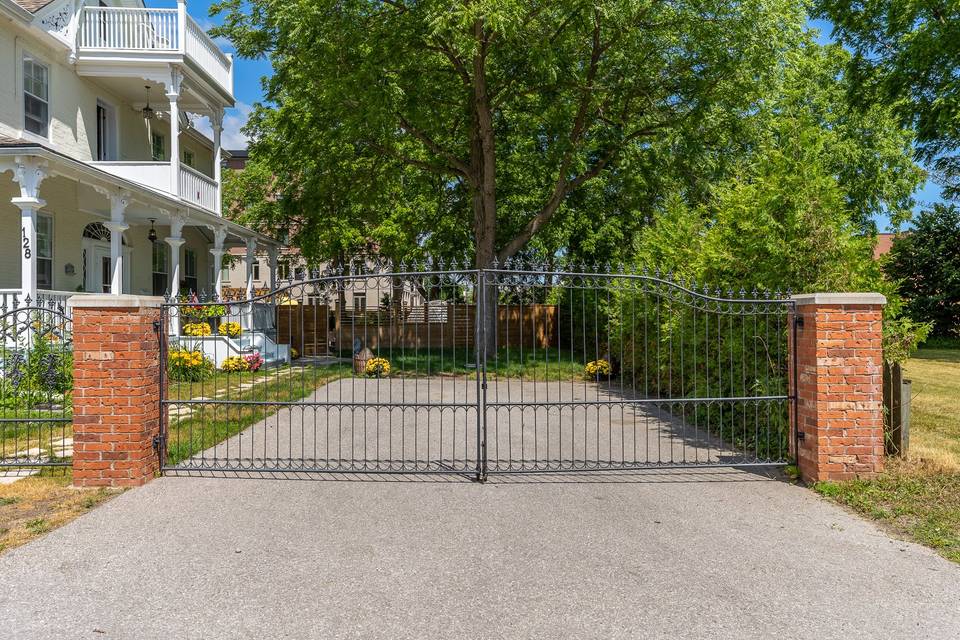 The gates at the Estate