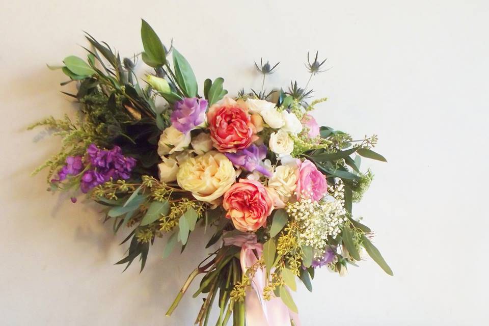 Orange and Purple Bouquet