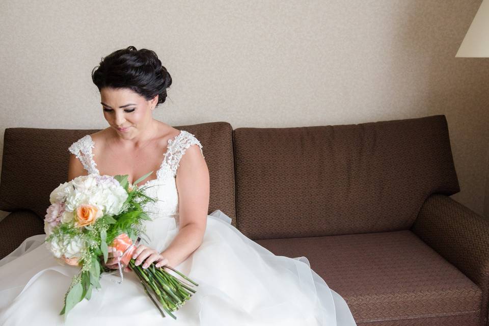 Bride and Bridesmaids