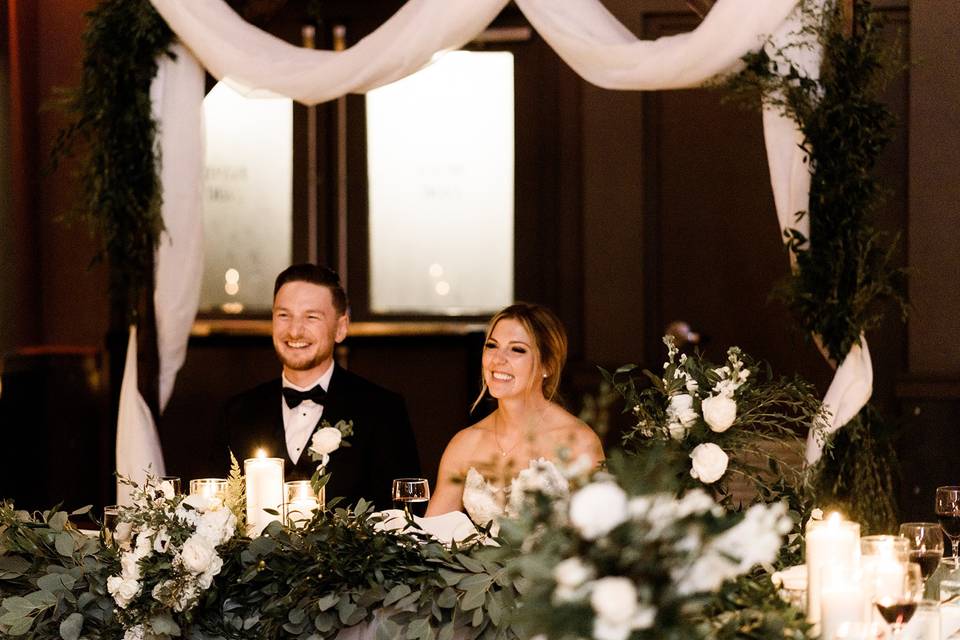 Garland Head Table